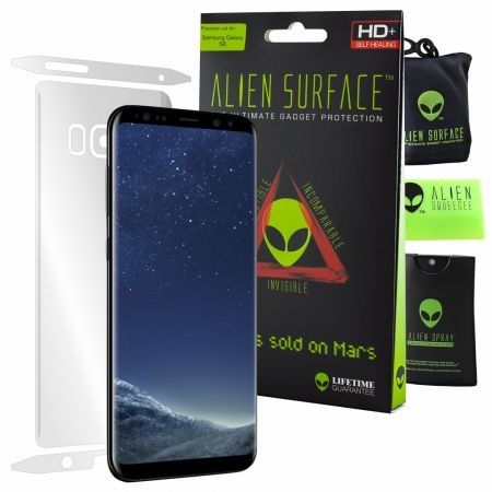 Folie Alien Surface HD, Samsung GALAXY S8, protectie spate, laterale