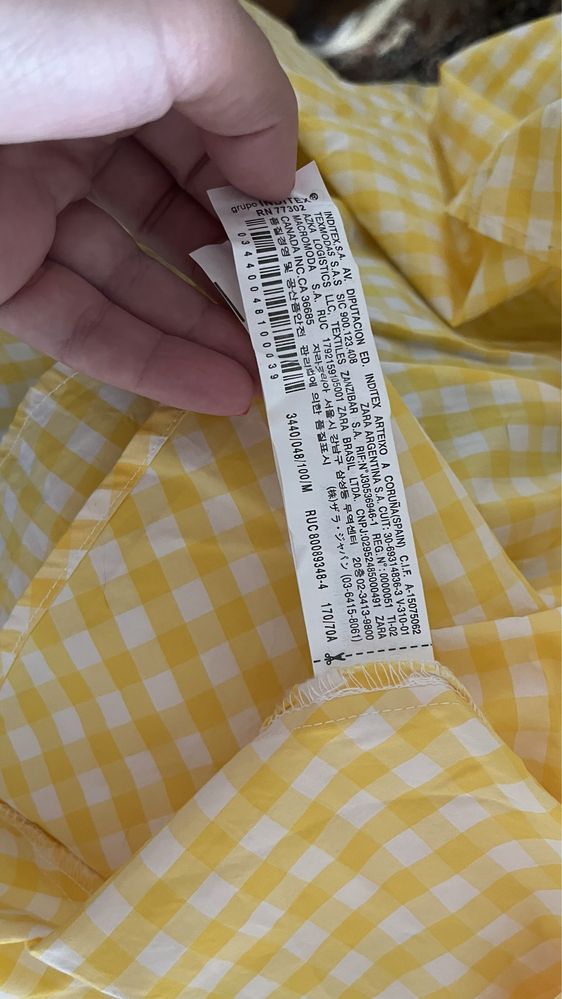 Сет пола и бюстие Zara/Зара ново