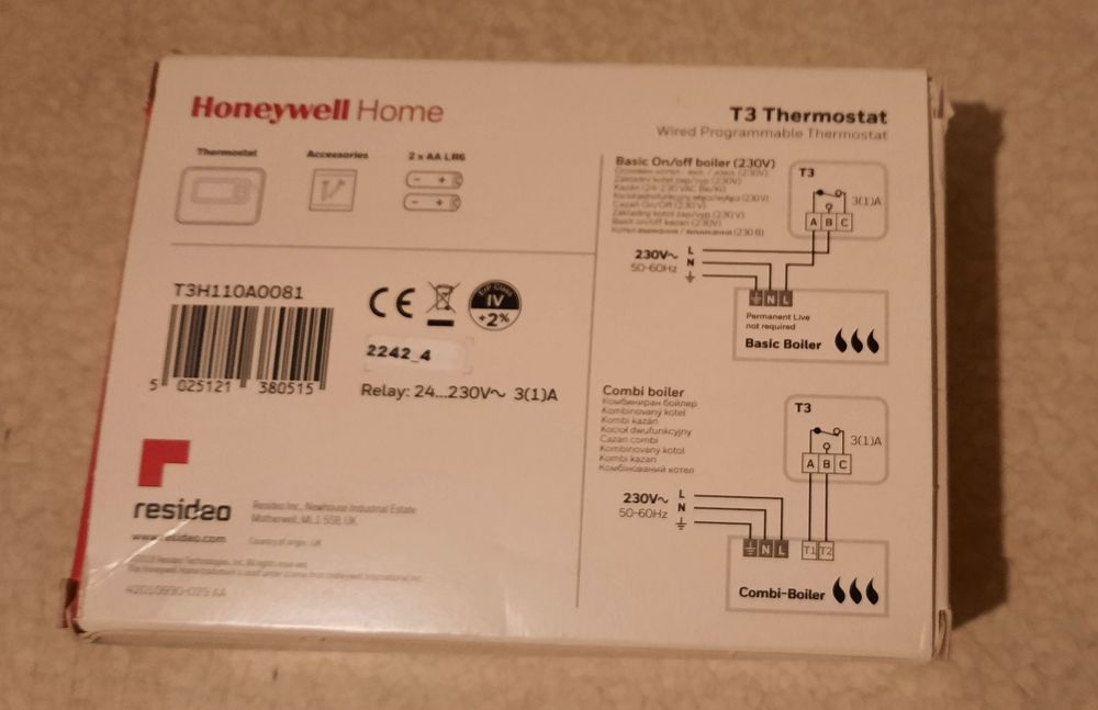 Termostat Honeywell t3