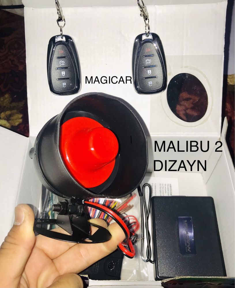 Malibu 2 dizayn pult kamplekt megicar signalizatsiya mejigar