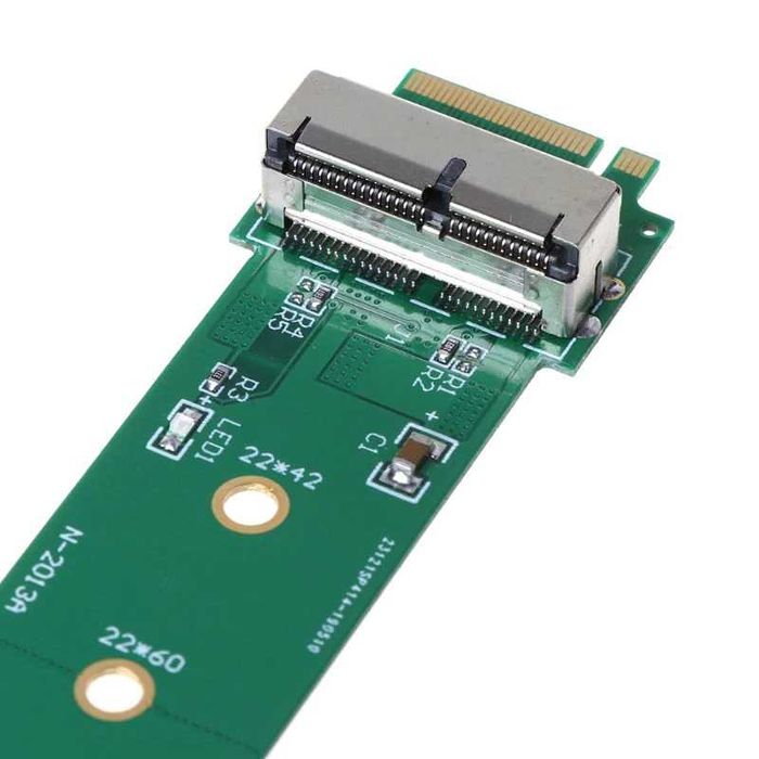 Adaptor SSD MacBook Air Pro 2013 - 2015 12+16 Pini la M.2 NGFF NVMe