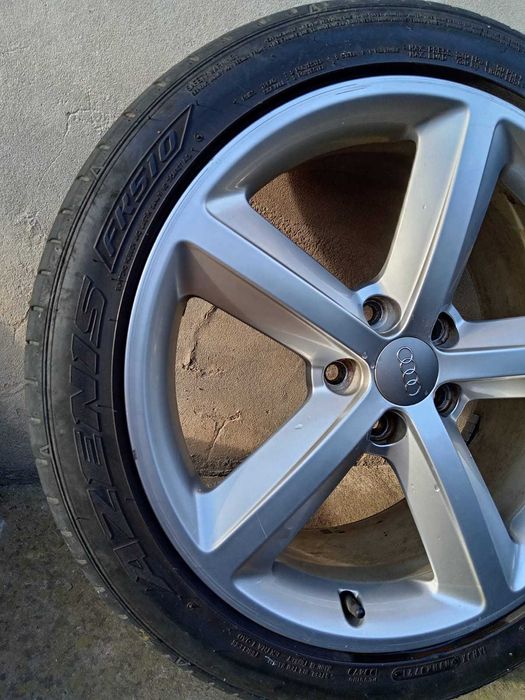 Jante Audi marca Ronal R18 cu anvelope de vara, dot 2021, 245/40ZR18