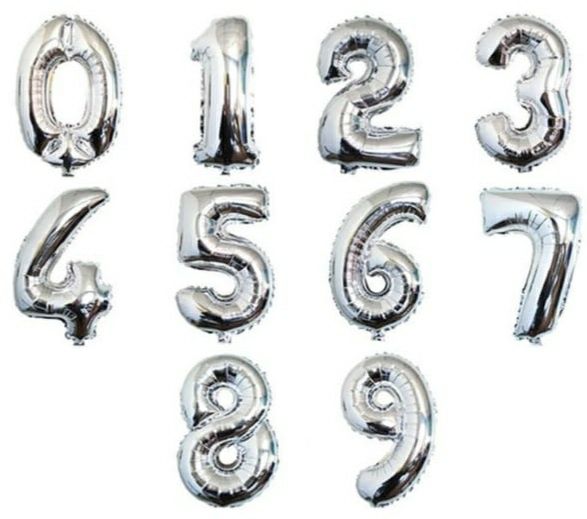 Baloane folie ,cifre și alfabetul de 40 cm