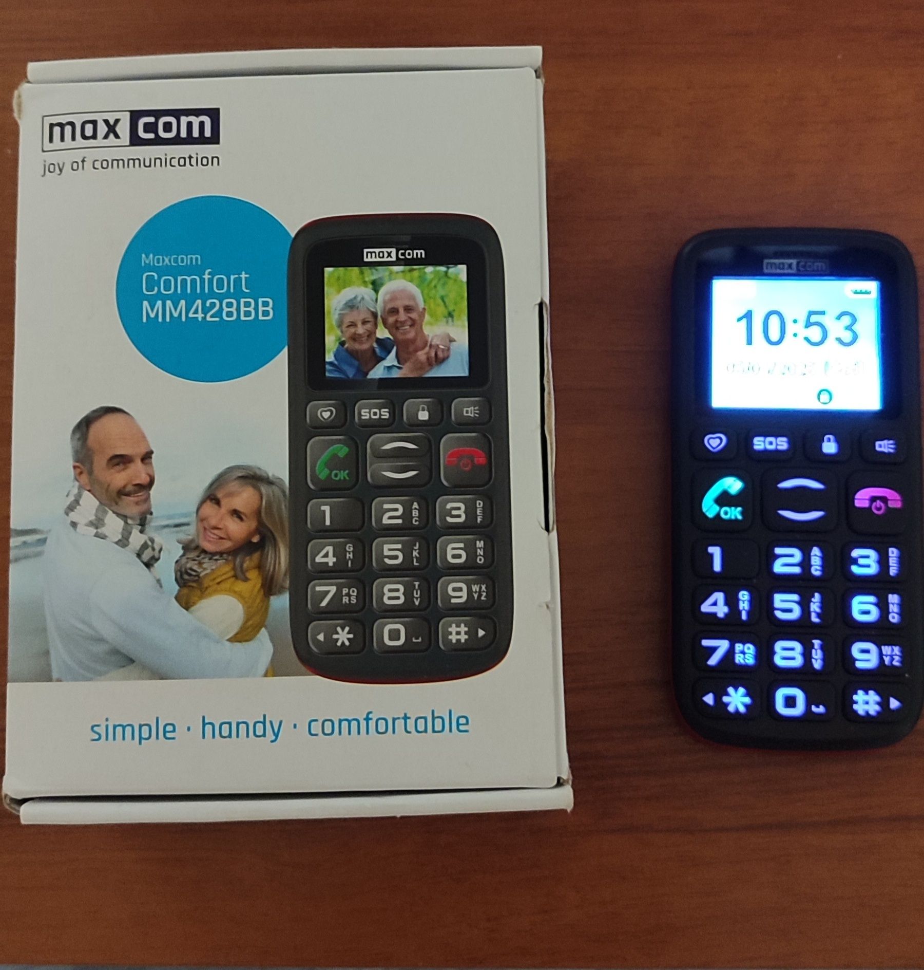 Телефон за възрастни хора Maxcom