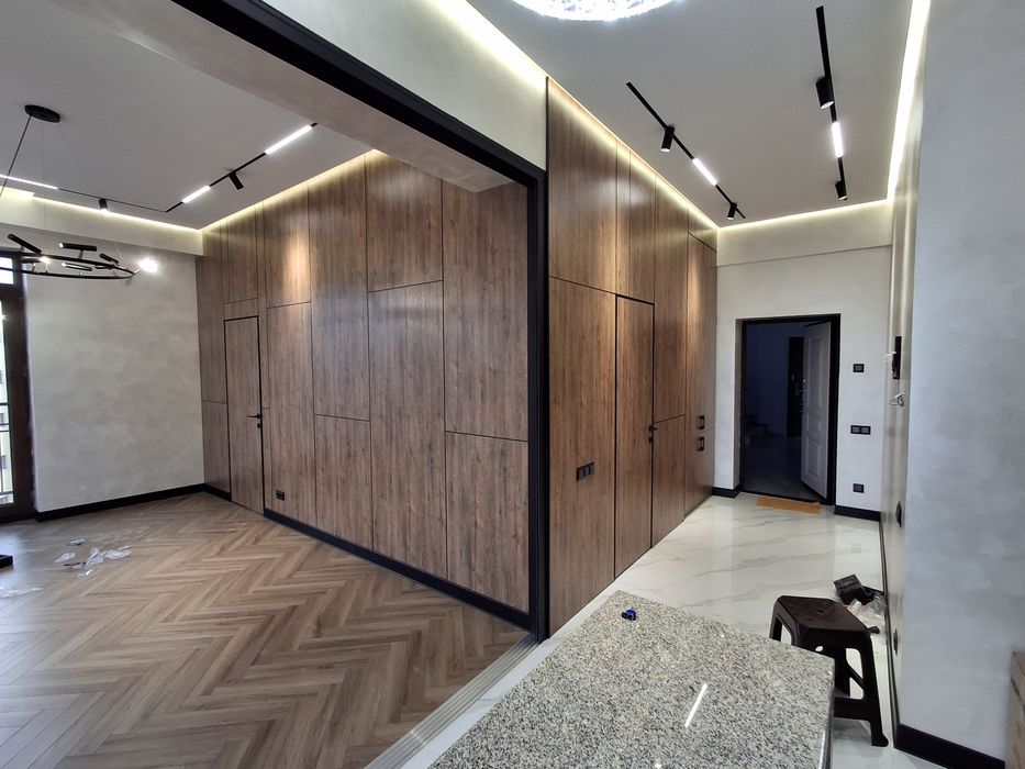 Услуга обшивка стены потолков пластик декорпласт декоративные панели