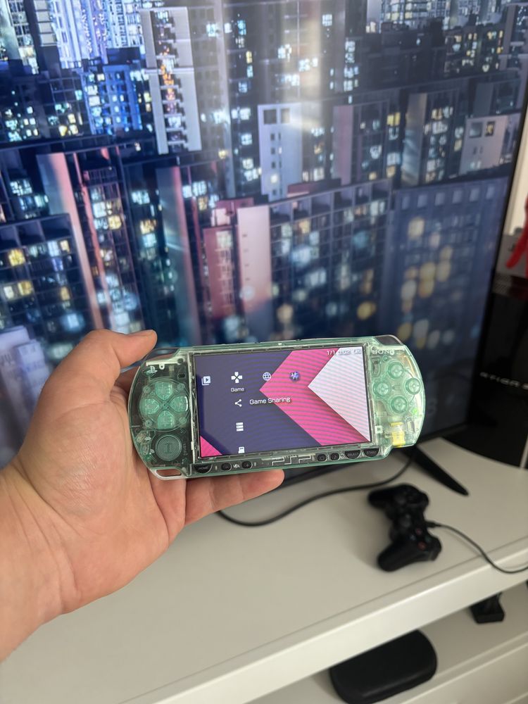 Sony PSP Slim 2004 Verde Transparent