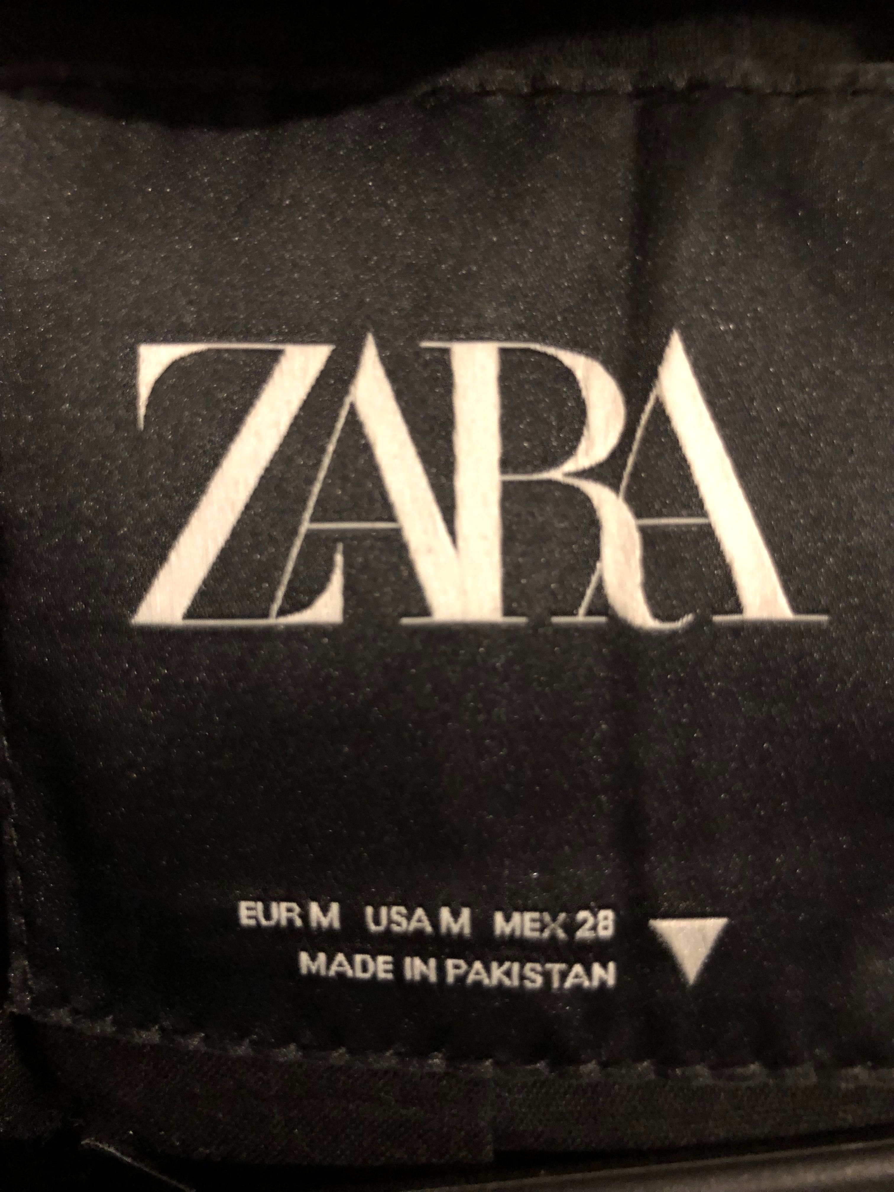 Кожено яке Zara, естествена кожа, М размер