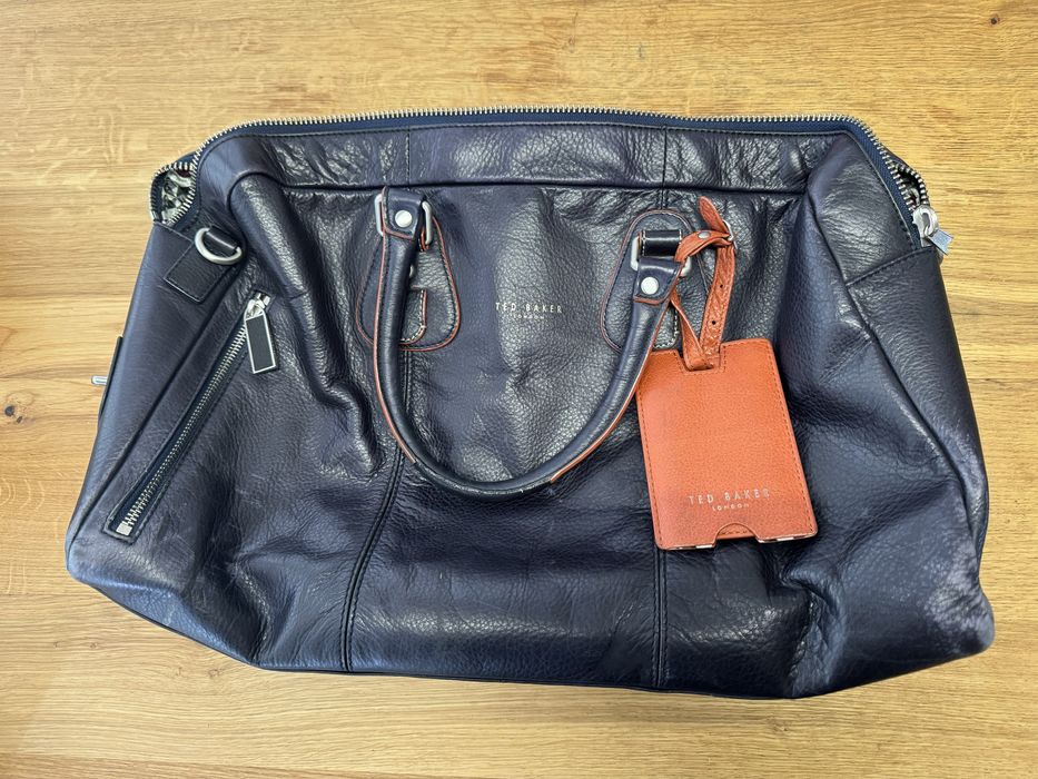 Чанта от естествена кожа Ted Baker