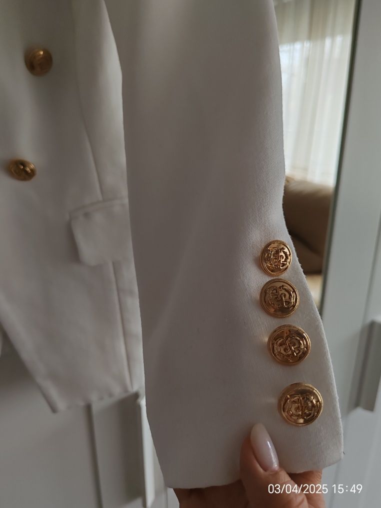 Бял блейзър Make it yours Alessa