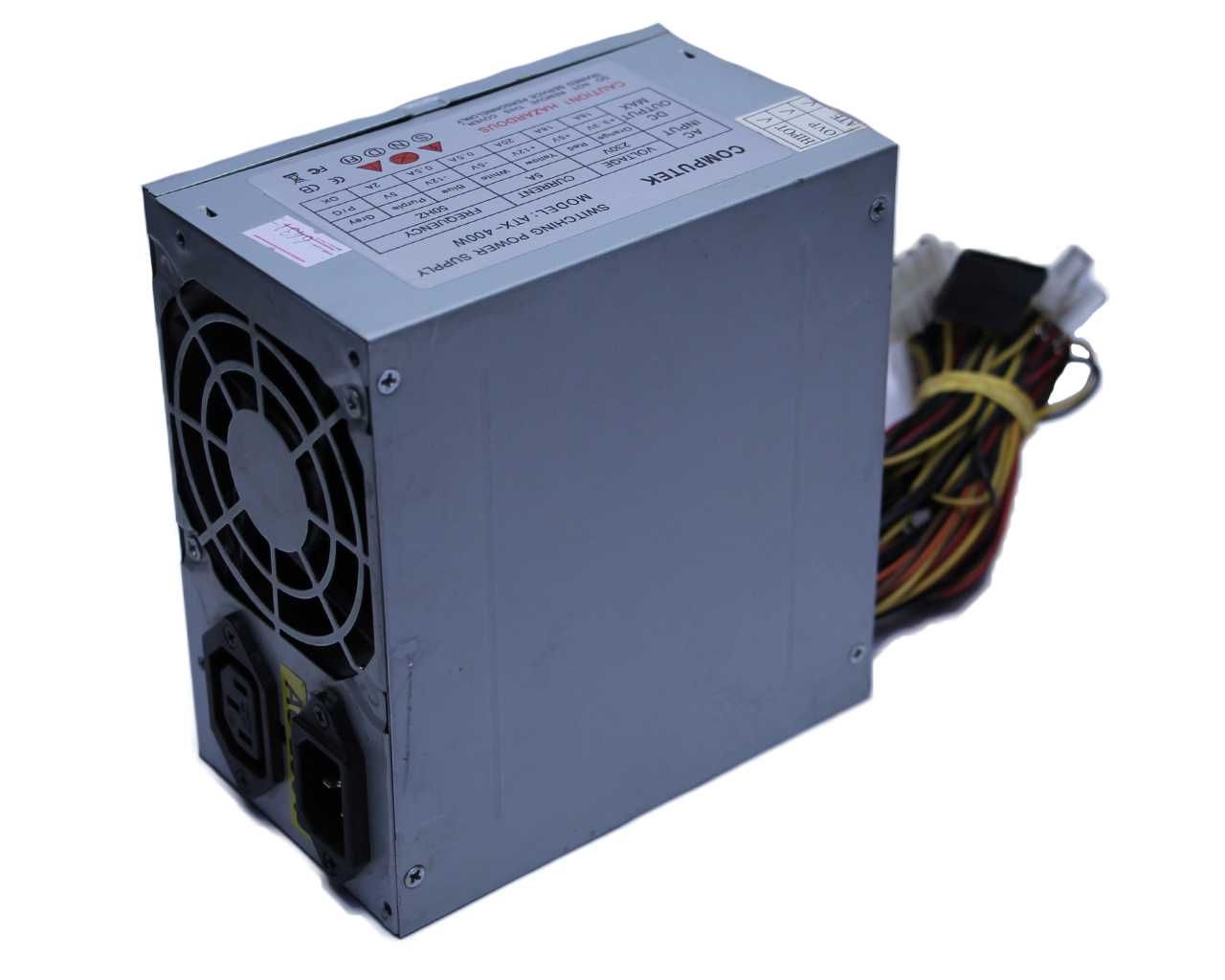 Блок питания  400W БУ в ассортименте    8см SATA