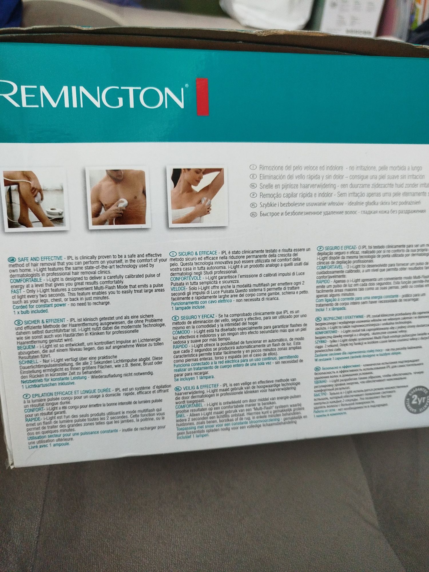 Лазарен епилатор Remington i-light