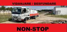 Vidanjare cu Vidanja Mica - Desfundare Canalizare Tevi / Fose NonStop