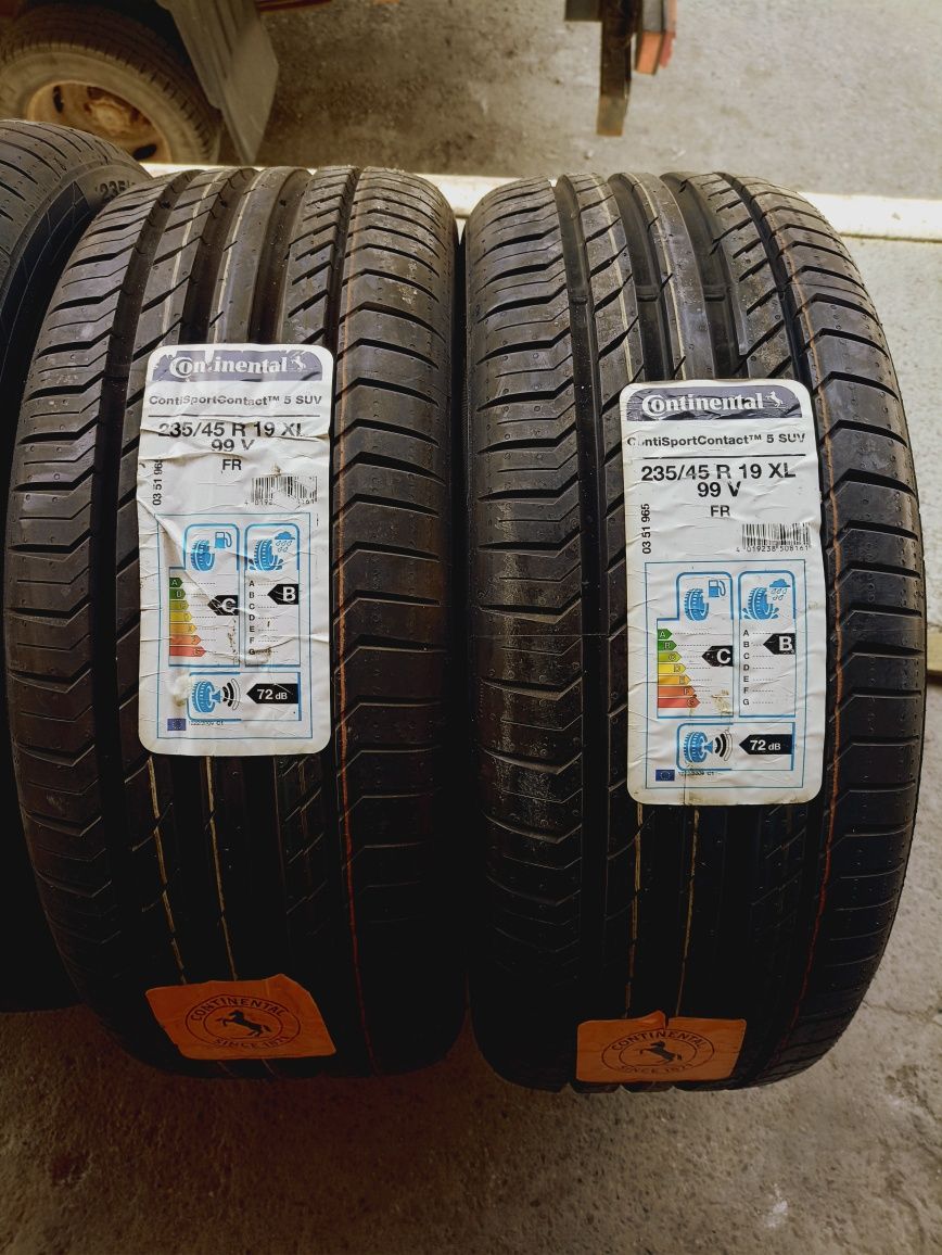 4 anvelope NOI Continental 235/45 R19 dot 0318