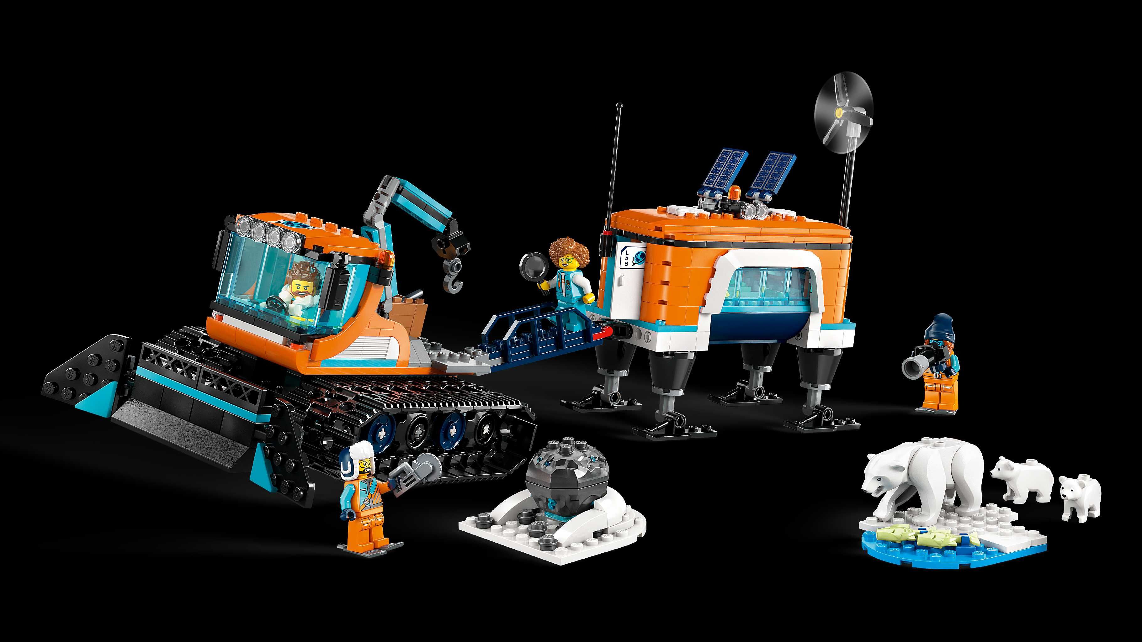 LEGO Сити - Арктическа мобилна лаборатория - (489 'части) (ЧИСТО НОВО)