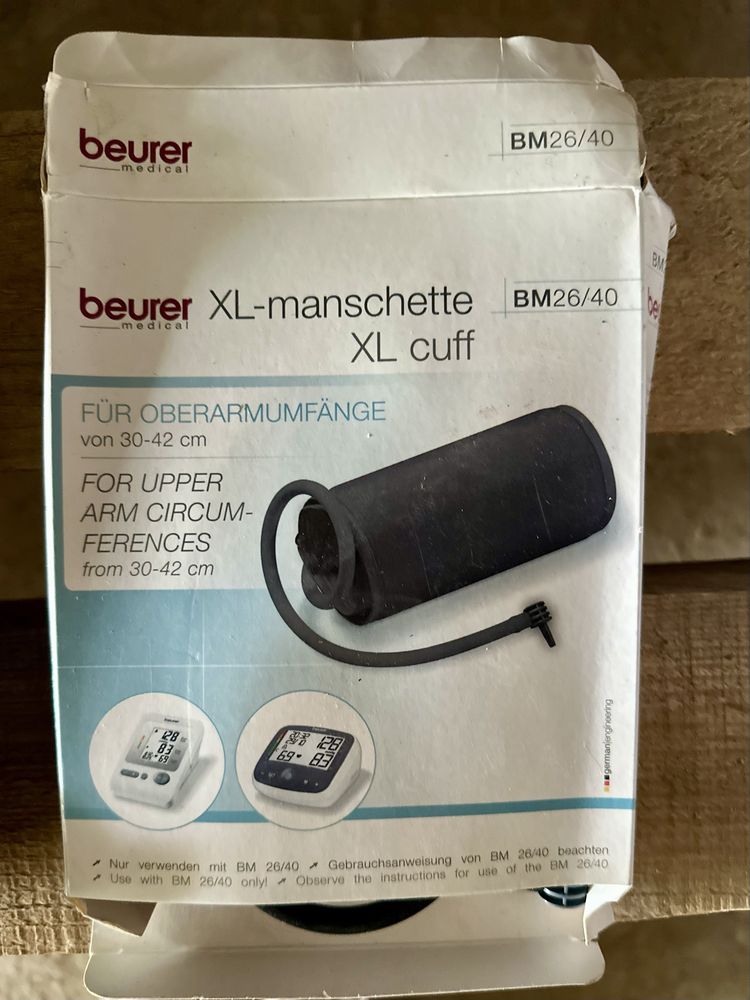 Апарат за кръвно Beurer с допълнителен XL маншет