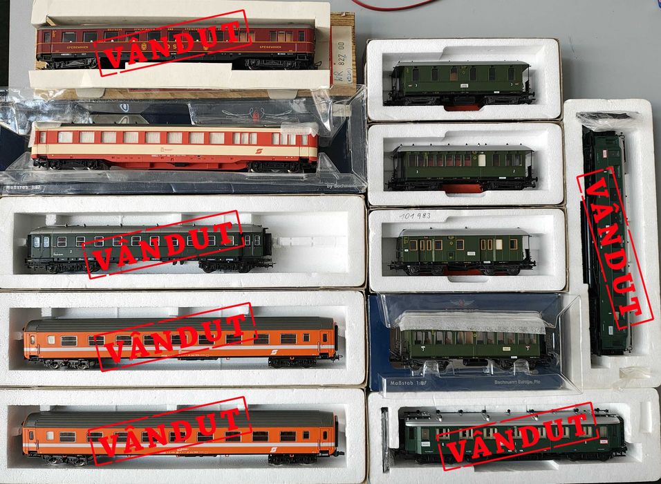 Vagoane marfa trenulet electric H0 Piko