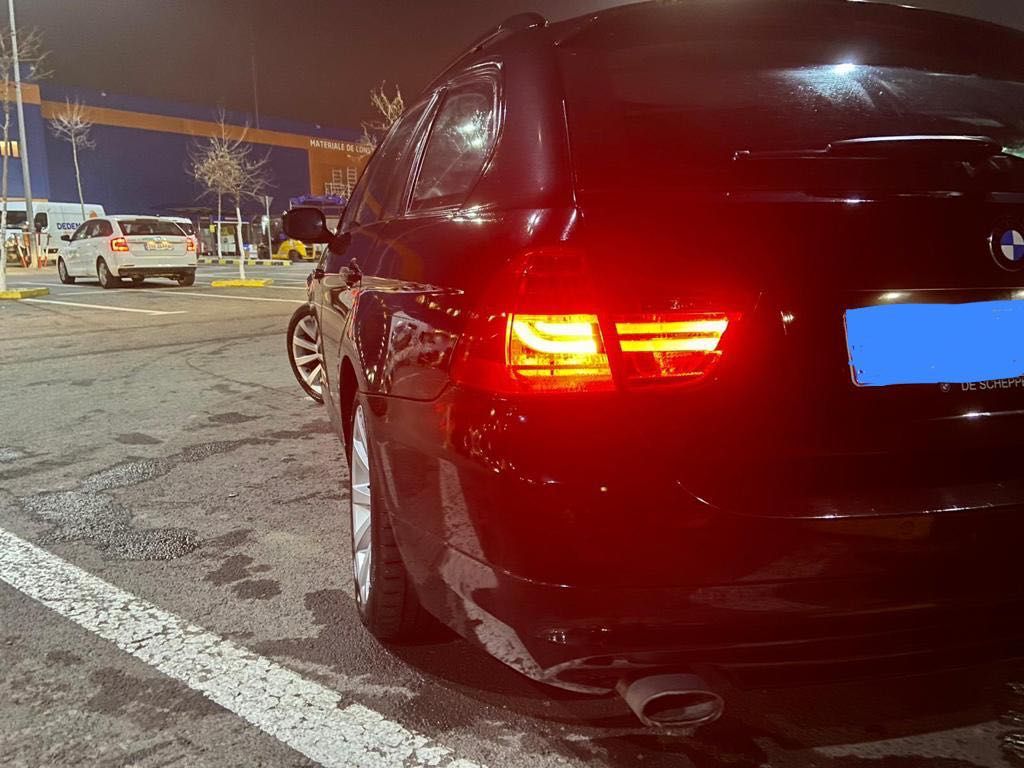 BMW Seria 3 E91 Facelift, 318diesel, 150cp, negru, piele,  2010