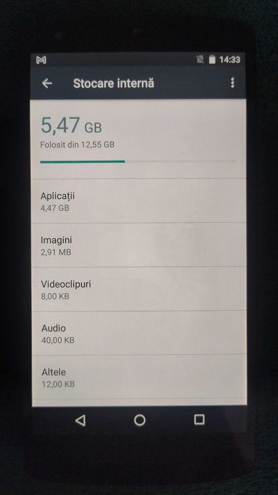 Telefon LG Google Nexus 5, Android 6