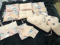 Обиколник за кошара със спално бельо и одеалца