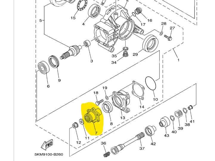 НОВ Фланец за Заден Кардан за 2002-08 Yamaha Grizzly 660