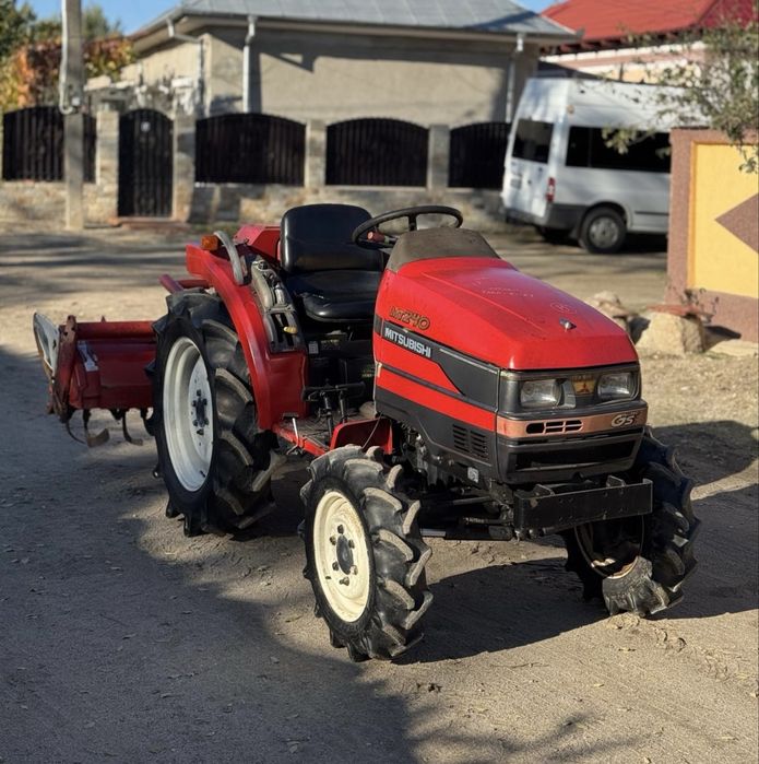 Mitsubishi MT240| tractor japonez 4x4| totul original| freza inclusa