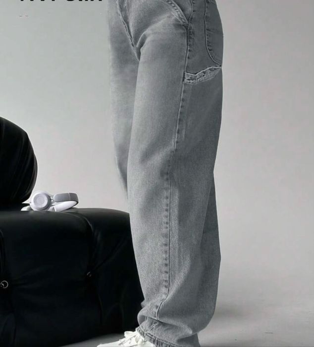 Дамски широки дънки