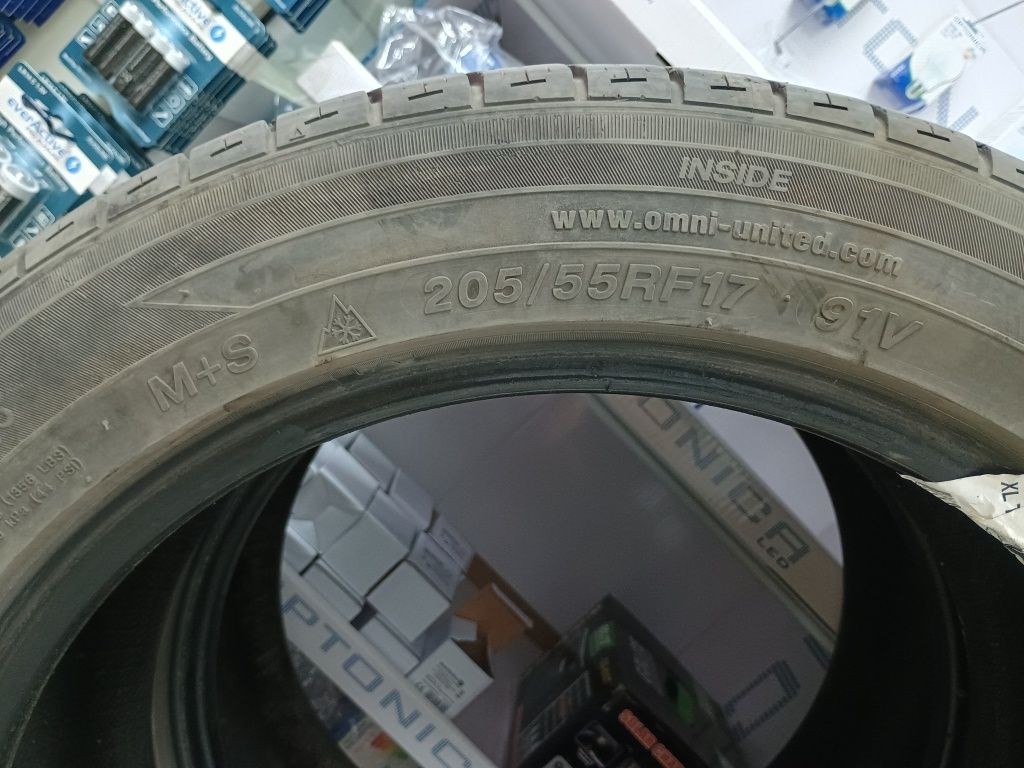2 броя Всесезонни гуми Dimax 205/55/17 Run Flat