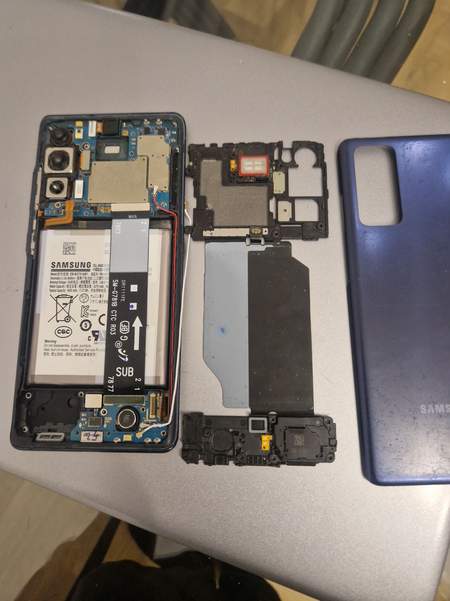 Placa de baza Piese Samsung S20 FE