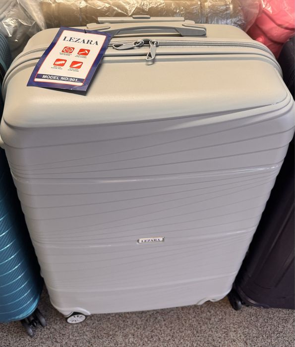 Set de 3 valize bleumarin deschis troler troller NOU