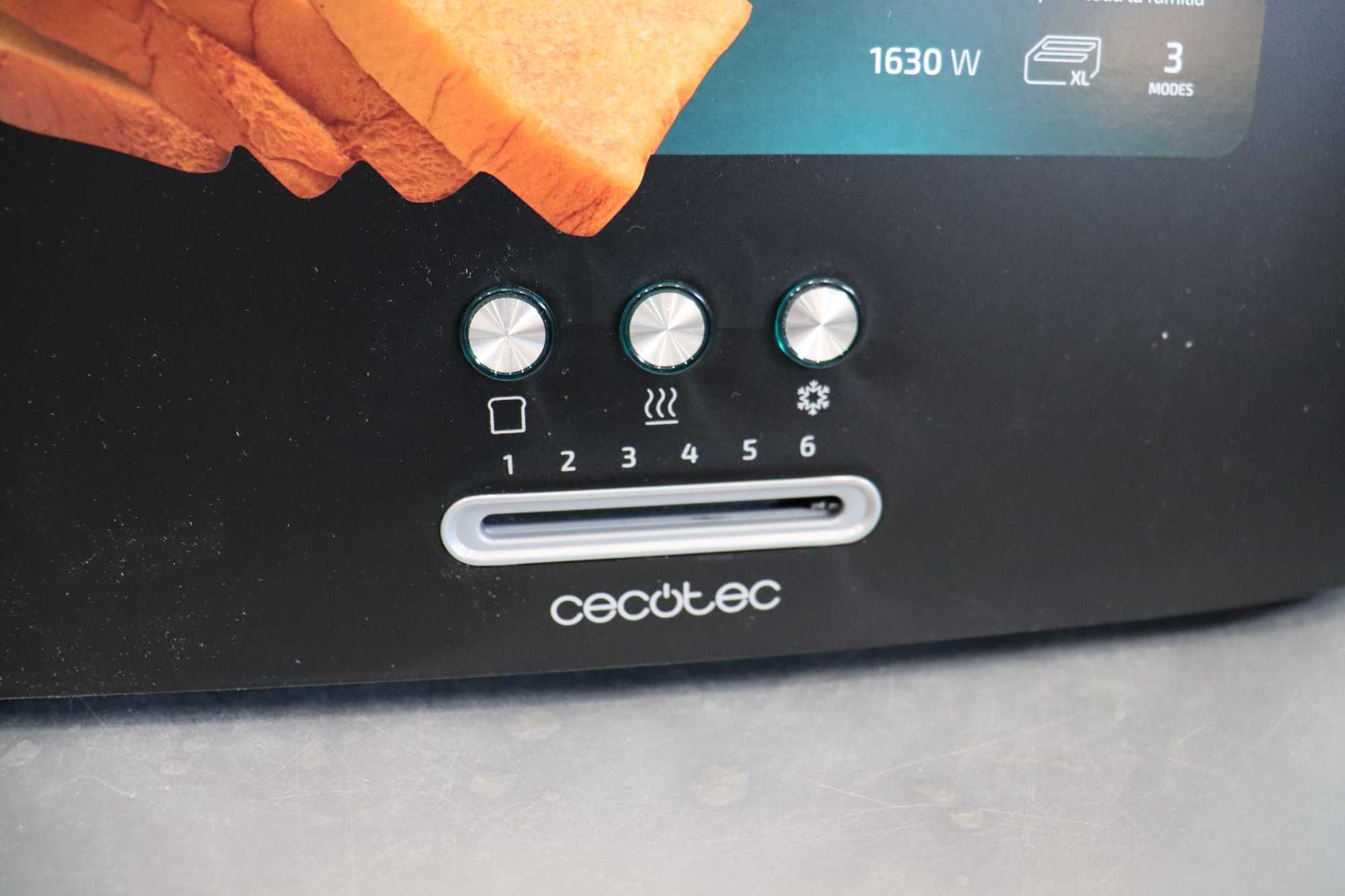 Тостер Cecotec Toast&Taste 16000, екстра двоен, 1630W, лек ДЕФЕКТ