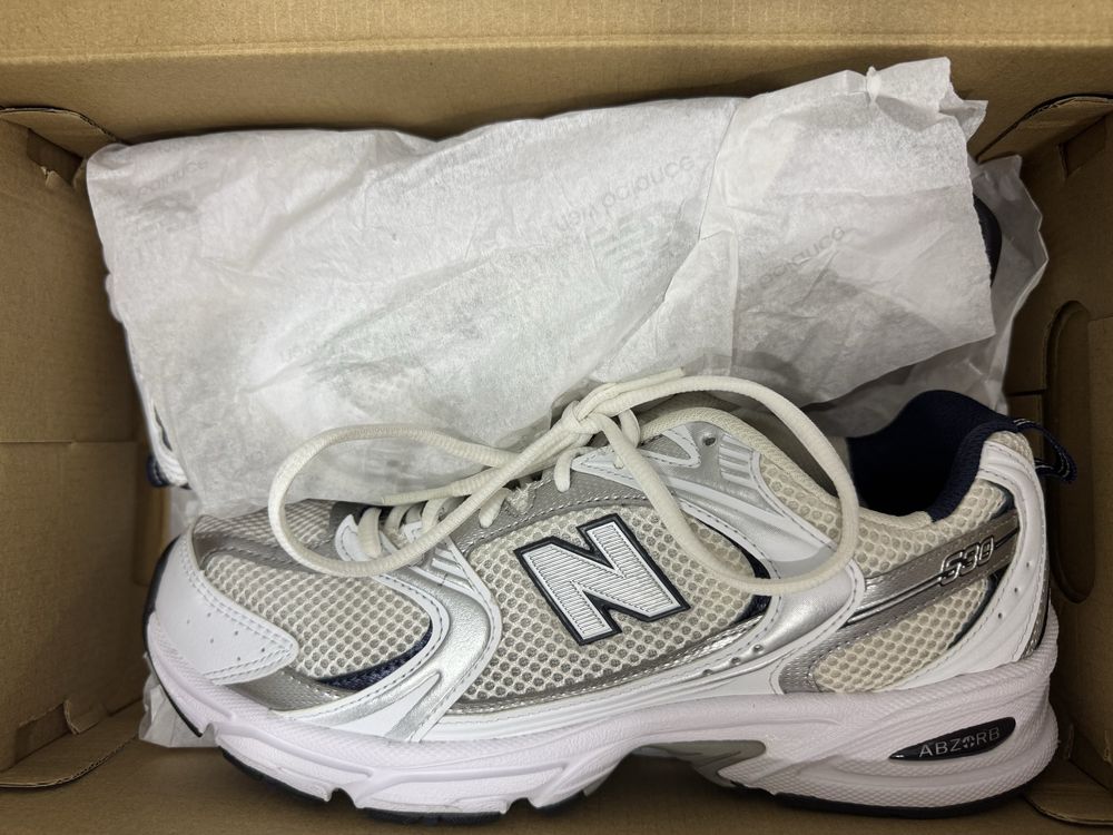 New Balance 530 бело-синий новый