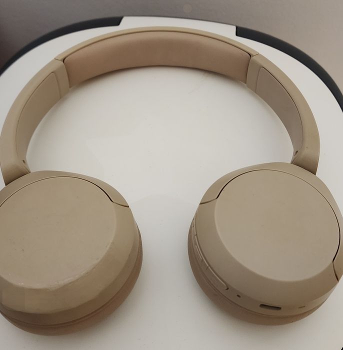 Casti On Ear Sony WH-CH520C, Wireless, Bluetooth, Bej