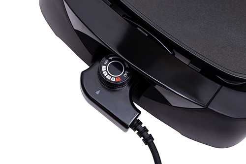 Gratar electric Adler AD6610, 3000 W, capac sticla, negru