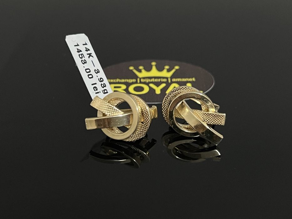 Bijuteria Royal CB : Cercei dama aur 14k 3,93 grame