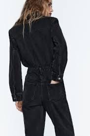 Гащеризон Zara черен деним