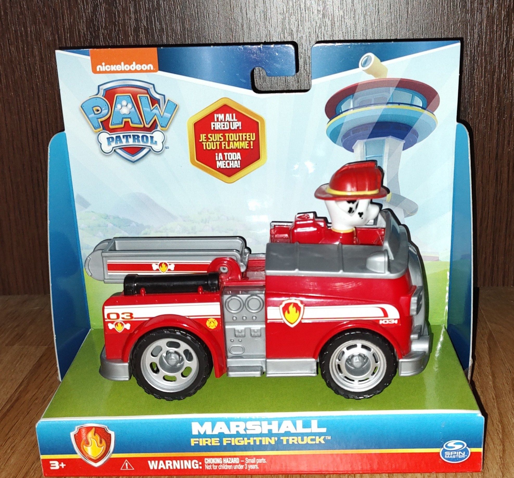 Masina pompieri Paw Patrol Patrula Catelusilor Marshall Rocky