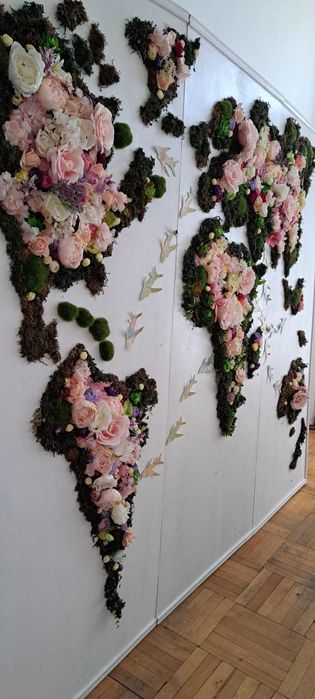 Vand panou si accesorii, decorativ nunta - tematica “Travel”