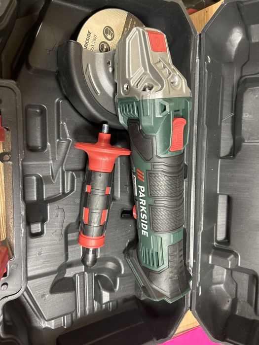 Акумулаторен ъглошлайф parkside