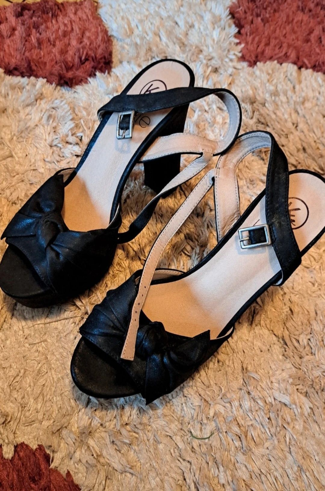 Pantofi negri Kylie marimea 38 Noi