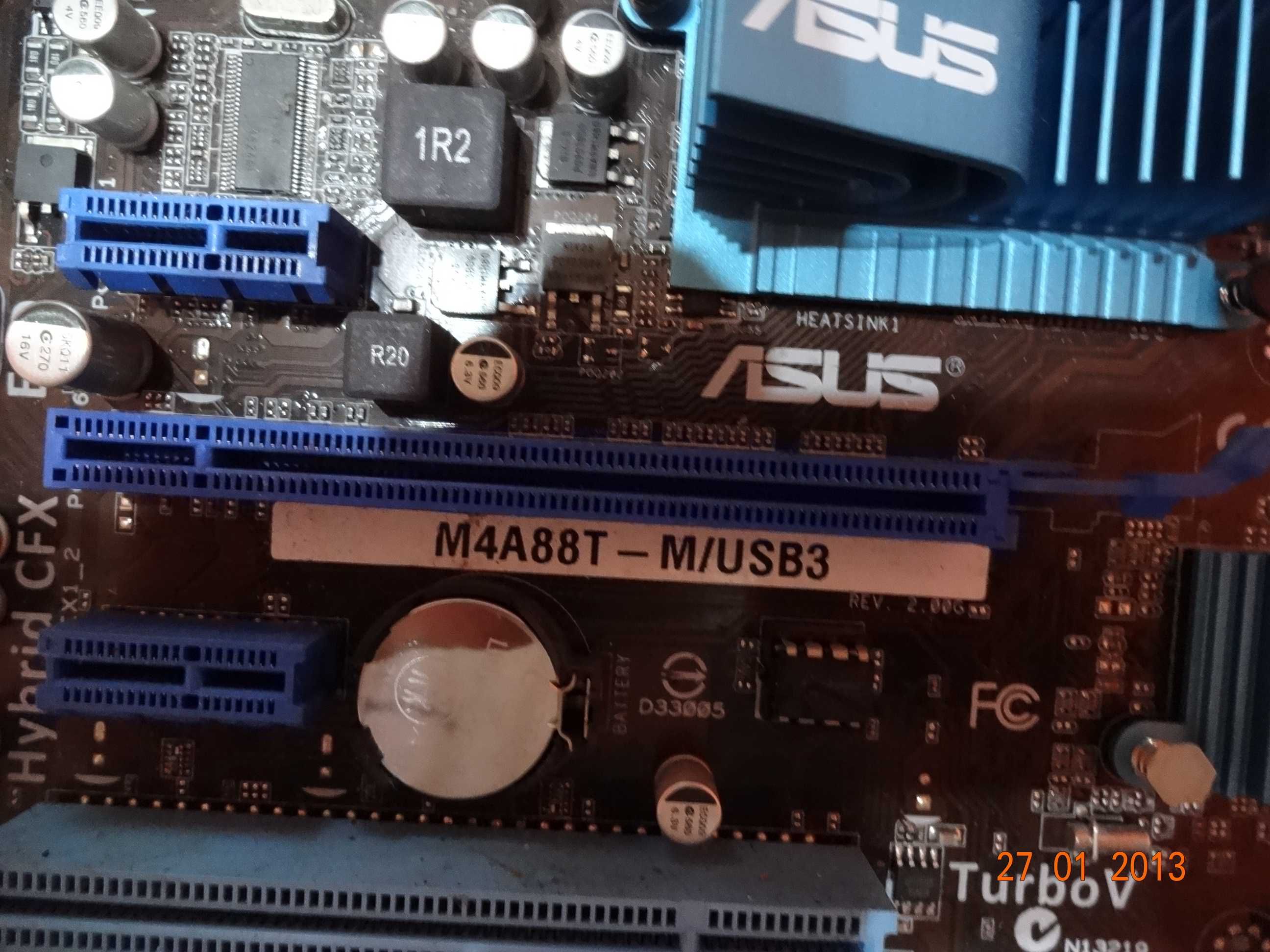asus + AMD Phenom II X4 955 + 2x2gb ddr3