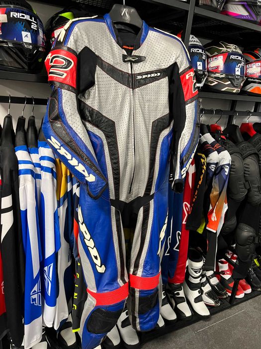 Кожен мото екип SPIDI R2 EVO Vented.50-M ,гърбица и всички протектори