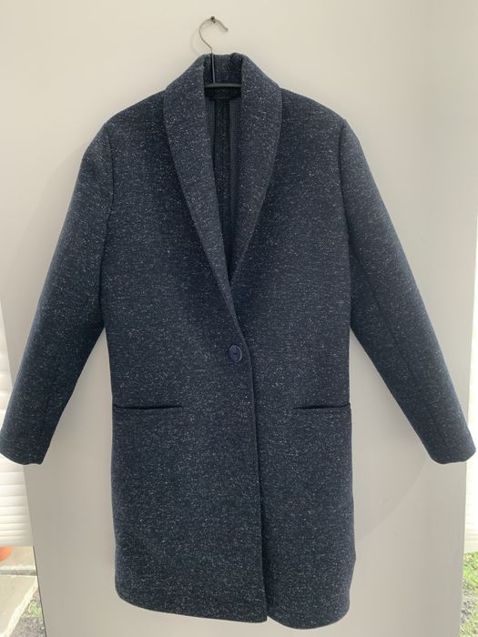 Pardesiu midi bleumarin