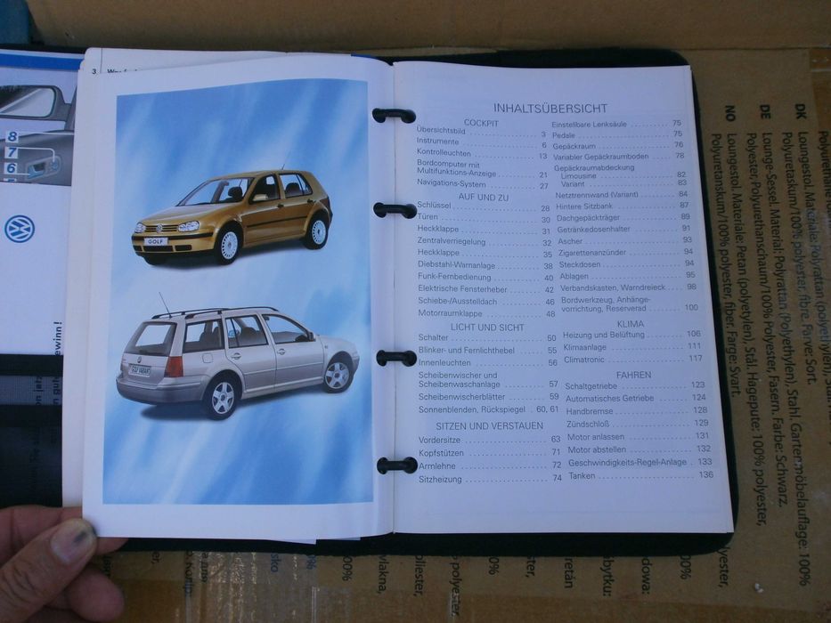 carte tehnica vw golf 4 originala