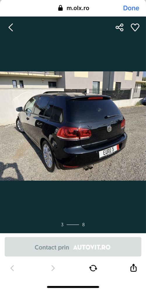 Volkswagen Golf 6 An 03/2011