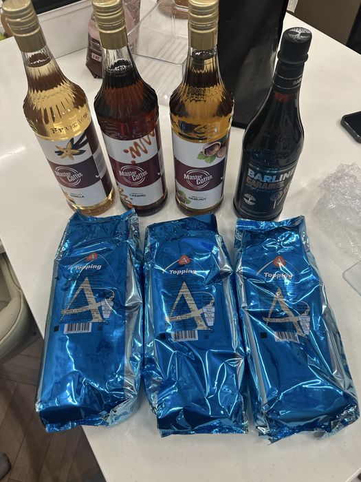 Ингридиетны для кофеаппарата Топинг, сироп