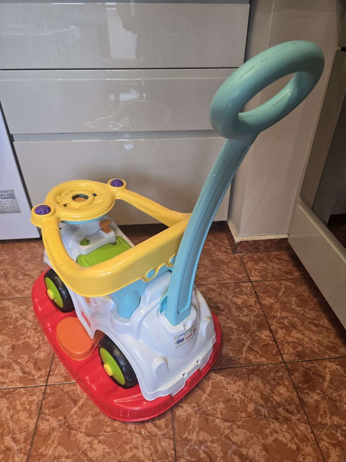 Fisher Price Фишър Прайс 4 в 1 кола за бутане