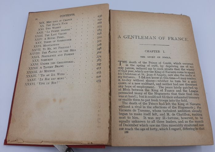 Carte veche rara "A Gentleman of France " de Stanley J.Weyman 1900