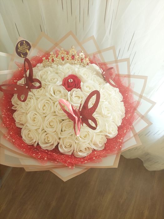 Buchet trandafiri sapun