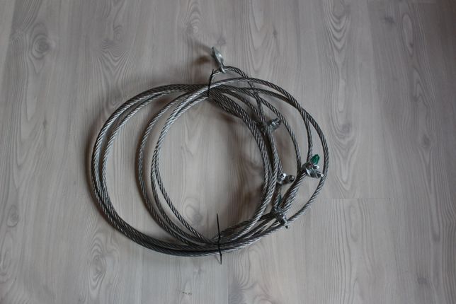 Cablu tractare zincat 10mm, 7,8 metri, NOU