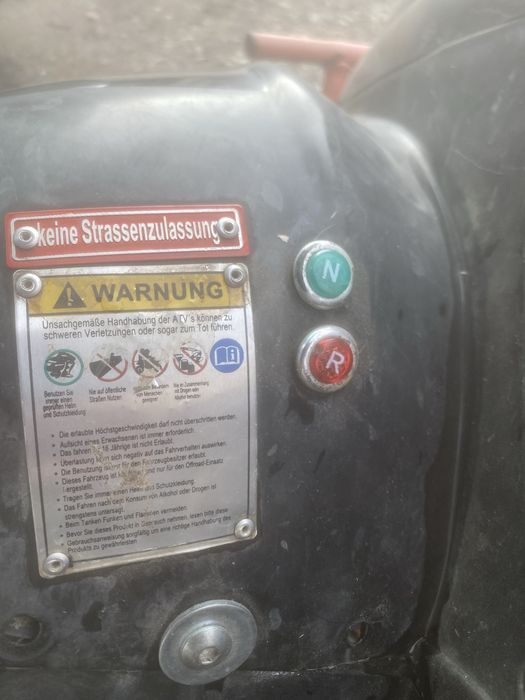 Vand atv 124cc pe benzina